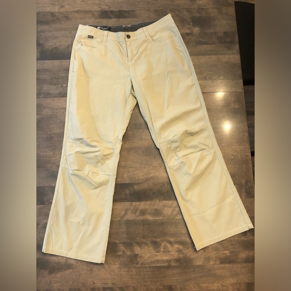 Kuhl Women's Boot Cut Jeans in Light Khaki